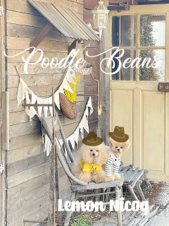 �����j�R�Ƀt�H���g�̖X�q���킹�āc